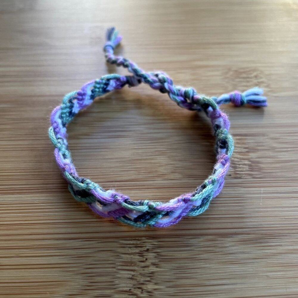 Melissa woven bracelet anklet trendy comfortable tie embroidery thread woven gif